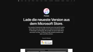 iTunes für Windows 11 und 10 – Download & Anleitung