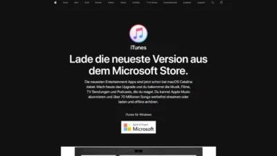 iTunes für Windows 11 und 10 – Download & Anleitung
