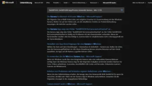 0xA00F4243, 0xA00F4288 AppProzess verwendet Kamera - Win 1110