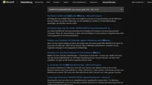 0xA00F42432880x80070005 App-Kamera geht nicht - Win 1110