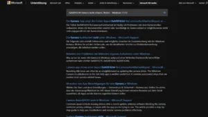 0xA00F4244 Kamera nicht erkannt, finden – Windows 1110