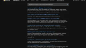 Aktualisierung pausieren für eine geeignete Zeit - Windows 11