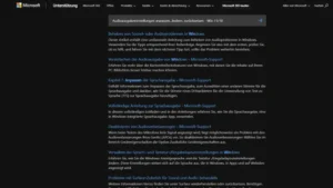 Audioausgabeeinstellungen anpassen, ändern, zurücksetzen - Win 1110