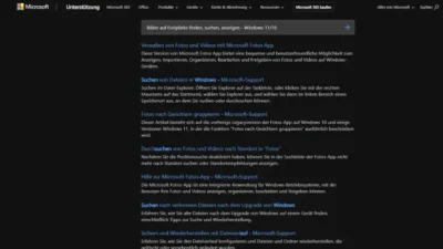 Bilder auf Festplatte finden, suchen, anzeigen - Windows 1110
