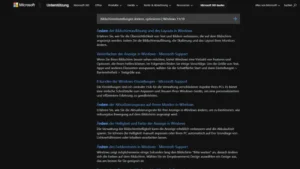 Bildschirmeinstellungen ändern, optimieren | Windows 11/10