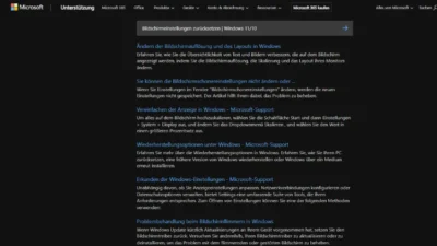 Bildschirmeinstellungen zurücksetzen | Windows 11/10