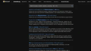 Bildschirmtastatur einstellen, andocken, ausdocken - Win 1110