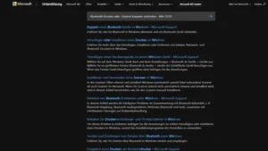 Bluetooth-Drucker oder -Scanner koppeln, verbinden - Win 1110