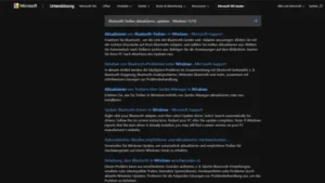 Bluetooth-Treiber aktualisieren, updaten - Windows 1110