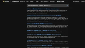 Bluetooth verbindet nicht, koppeln fix - Windows 1110