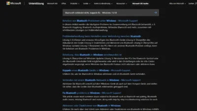 Bluetooth verbindet nicht, koppeln fix - Windows 1110
