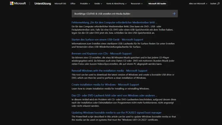 Bootfähige CDDVD & USB erstellen mit Media Builder