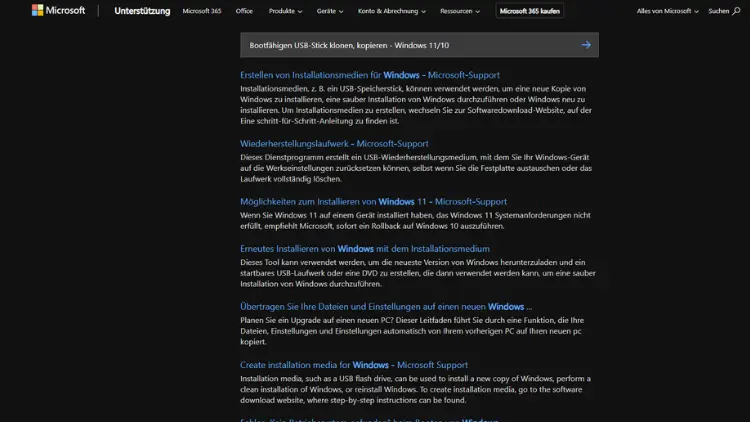 Bootfähigen USB-Stick klonen, kopieren - Windows 1110
