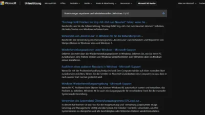 Bootmanager reparieren und wiederherstellen | Windows 11/10
