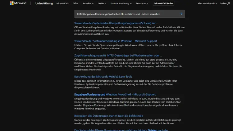 CMD (Eingabeaufforderung) Systembefehle ausführen und Dateien verwalten