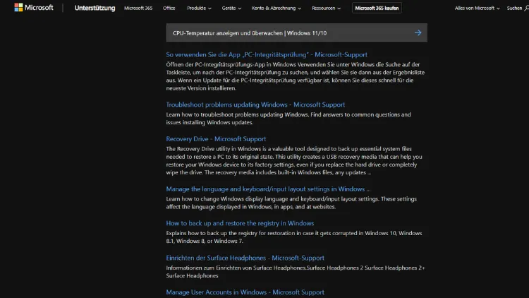 CPU-Temperatur anzeigen und überwachen | Windows 11/10