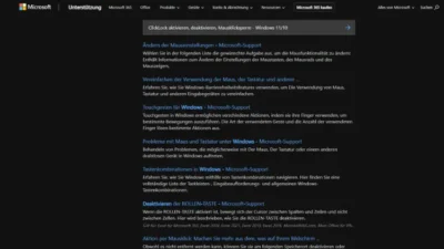 ClickLock aktivieren, deaktivieren, Mausklicksperre - Windows 1110