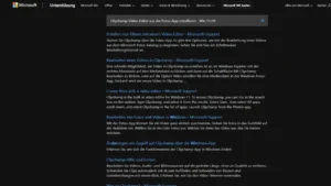 Clipchamp-Video-Editor aus der Fotos-App installieren - Win 1110