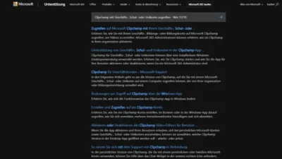 Clipchamp mit Geschäfts-, Schul- oder Unikonto zugreifen - Win 1110
