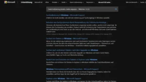 Datei-Indizierung ändern, Index anpassen - Windows 1110