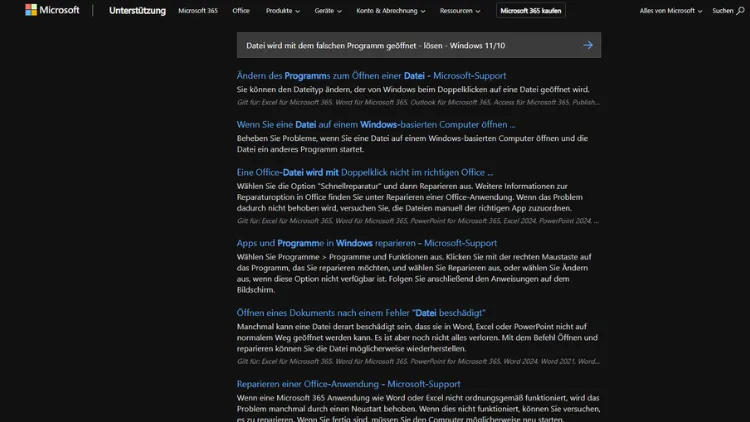 Datei wird mit dem falschen Programm geöffnet - lösen - Windows 1110