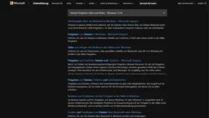 Dateien freigeben, teilen und finden – Windows 1110