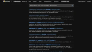 Dateien löschen, leeren, extern verschieben - Windows 1110