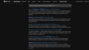 Desktop Programm startet nicht, geht nicht - Windows 1110