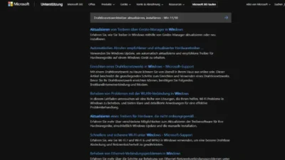 Drahtlosnetzwerktreiber aktualisieren, installieren - Win 1110