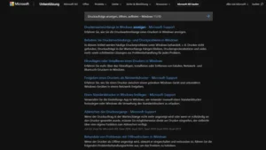 Druckaufträge anzeigen, öffnen, auflisten – Windows 1110