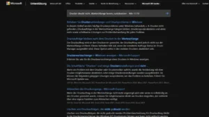 Drucker druckt nicht, Warteschlange leeren, zurücksetzen - Win 1110