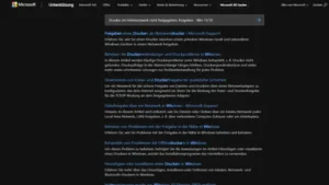 Drucker im Heimnetzwerk nicht freigegeben, freigeben - Win 1110