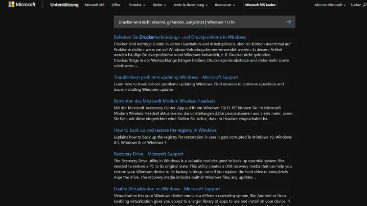 Drucker wird nicht erkannt, gefunden, aufgelistet | Windows 11/10