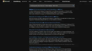 Druckerspooler stürzt immer ab - Fehler beheben - Win 1110