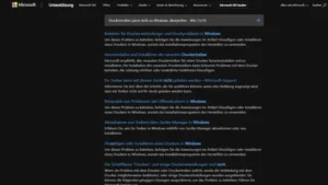Druckertreiber passt nicht zu Windows, überprüfen - Win 1110