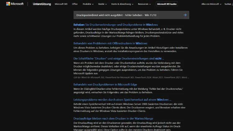 Druckspoolerdienst wird nicht ausgeführt - Fehler beheben - Win 1110