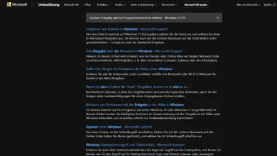 Explorer Freigabe auf ein Programmverzeichnis erteilen - Windows 1110