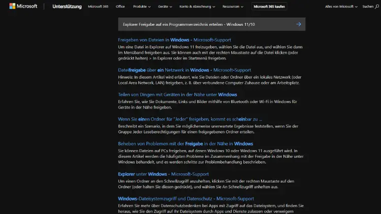 Explorer Freigabe auf ein Programmverzeichnis erteilen - Windows 1110