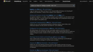 Explorer auf Dieser PC festlegen, einstellen - Win 1110