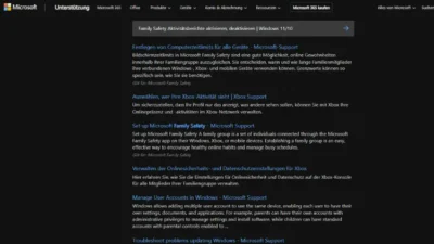 Family-Safety-Aktivitätsberichte aktivieren, deaktivieren | Windows 11/10