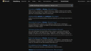 Farbfilter Einstellungen aktivieren, deaktivieren - Windows 1110