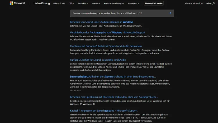 Fenster stumm schalten, Lautsprecher leise, Ton aus - Windows 1110