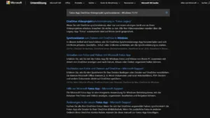 Fotos-App OneDrive-Videoprojekt synchronisieren - Windows 1110