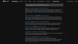 Fotos-App gruppiert Fotos in Ordner statt Alben - Win 1110