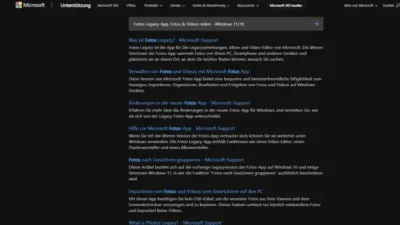 Fotos-Legacy-App, Fotos & Videos teilen - Windows 1110