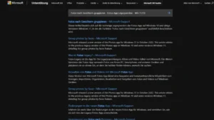 Fotos nach Gesichtern gruppieren - Fotos-App Legacyversion - Win 1110