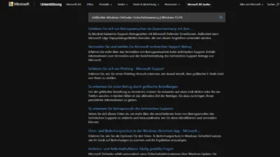 Gefälschte Windows-Defender-Sicherheitswarnung | Windows 11/10