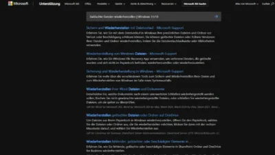 Gelöschte Dateien wiederherstellen | Windows 11/10