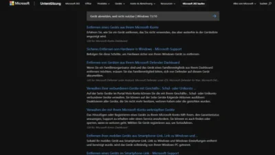 Gerät abmelden, weil nicht nutzbar | Windows 11/10