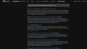 Geräte in Microsoft Family Safety-App verbinden Windows 1110
